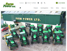Tablet Screenshot of farmpower.ie